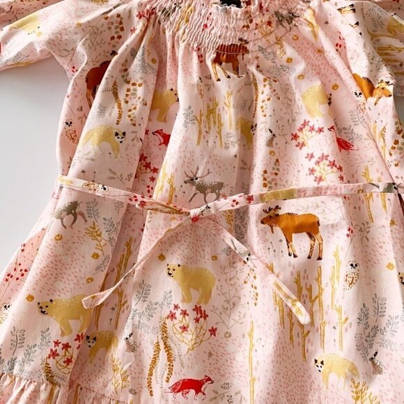 NWT Tea Collection Girl Puff Sleeve Midi Dress 2T - Picture 9 of 9